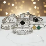 Lot de 10 (3€ Pièce) : Bracelets Jonc Argentés Acier Inoxydable – Qualité Premium & Designs Exclusifs 🌟🔒