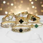 Lot de 10 (3€ Pièce) : Bracelets Jonc Dorés Acier Inoxydable – Qualité Premium & Designs Exclusifs 🌟🔒