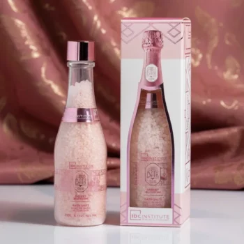 Lot de 6 (soit 3,20€ l’unité) : 🍾Sels de Bain "Champagne" IDC INSTITUTE - Détente Luxueuse au Parfum Fleur de Cerisier ! 🌸