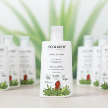 Lot de 6 (3,70€ Pièce) Assortiment – Duo Nettoyant & Tonifiant Aloe Vera Biologiques – Ecolatier Bio Green