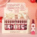 Présentoir de 12 (soit 3,10€ unité)💄Set de Rouge à Lèvres 3 Couleurs