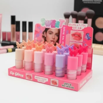 Présentoir de 24 (soit 1,22€ unité) :🦋 Gloss Miel Papillon – Image 2