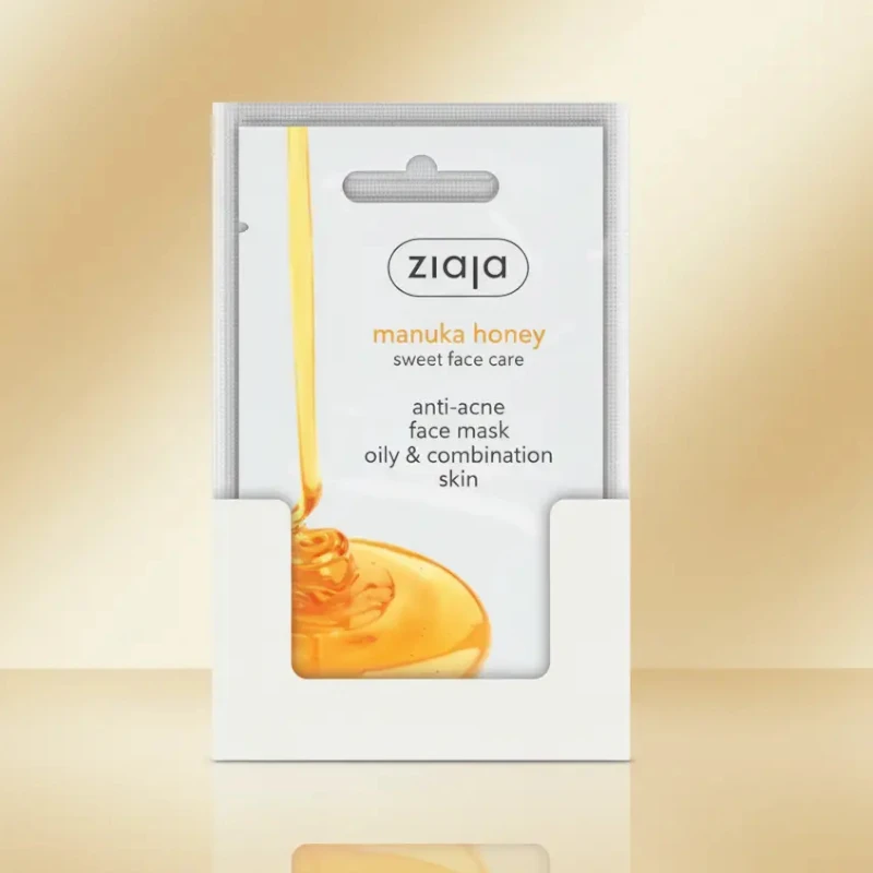 Masques Visage - ZIAJA Présentoir 20 (soit 0,85€ pièce) :🍯 Le Soin Purifiant Ciblé : Lot de 20 Masques Visage Miel de Manuka Anti-Acné - ZIAJA 🍋 – Image 1