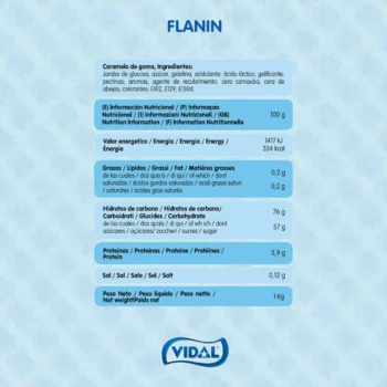 ⚡TVA Réduite 10%⚡ Mini Flans Vanille Vidal (Sac 1kg – 143 bonbons) - Origine Espagne – Image 3