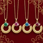 Lot de 4 (2,50€ Pièce) : ✨Collier Doré, Acier Inoxydable de Qualité Prémium - Éclat & Couleurs Vibrantes!✨