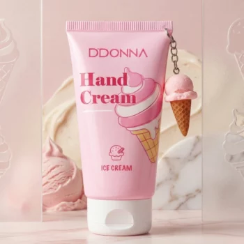 🐻✨ Présentoir de 12 (soit 1,45€ unité) : Crème pour les Mains DDONNA ICE CREAM | Hydratation et Parfum Gourmand – Image 2