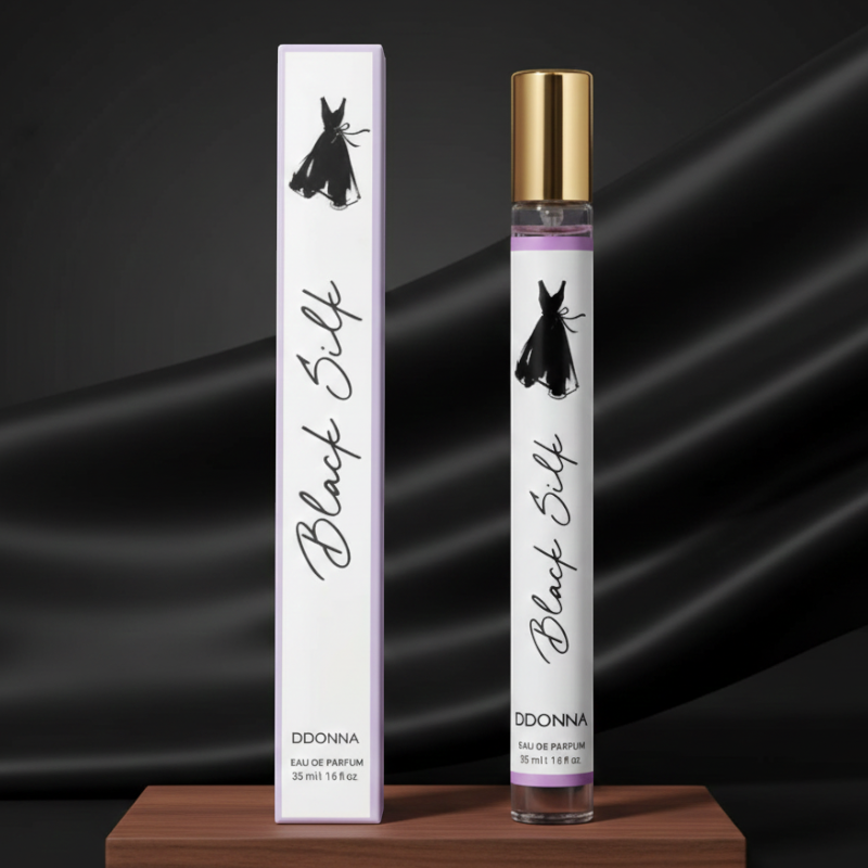 fournisseur de parfum ddonna en ligne (2) Lot de 12 (0,99€ Pièce) : ⚫ Eau De Parfum Black Silk (35ml) - DDonna – Image 1