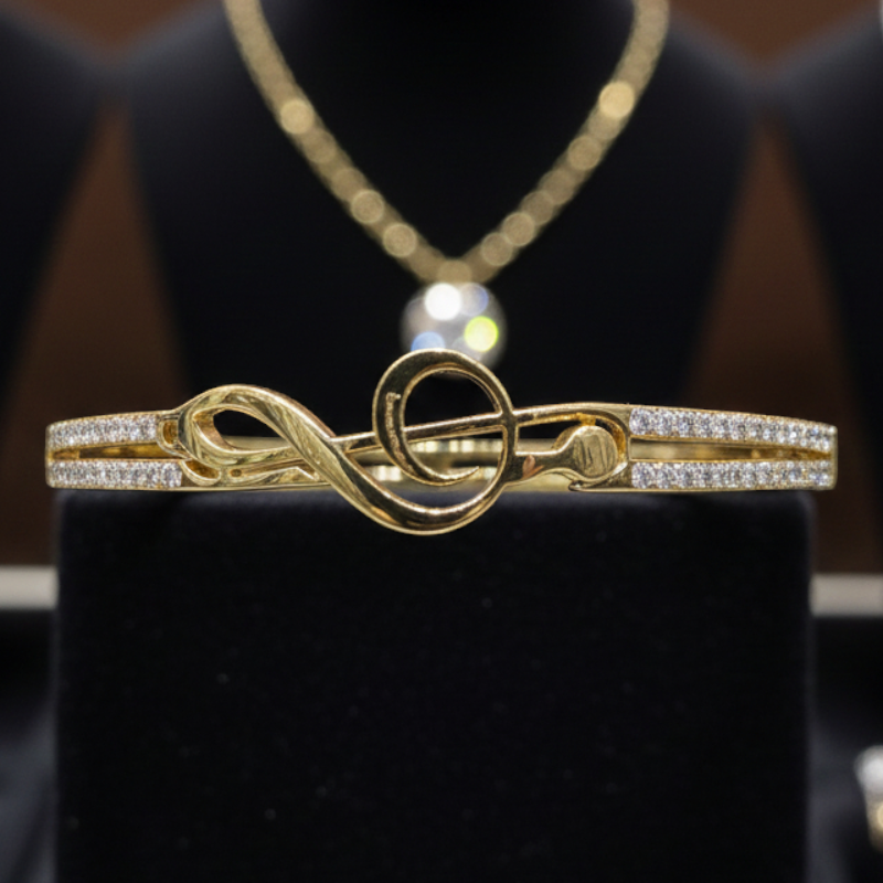 grossiste bracelet pas cher acier inoxydable (9) ✨Bracelet Jonc Doré 💎Acier Inoxydable de Haute Qualité – Image 1