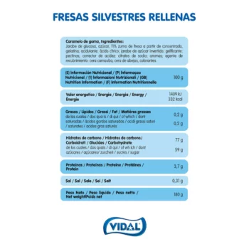 ⚡ TVA Réduite 10%⚡ 10 Sachets De 180g - Fraises Sauvages Farcies (1,33€ Le Sachet) - Origine Espagne – Image 3