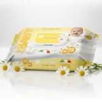 Lot de 3 (1,80€ Pièce) : Paquet de 72 Lingettes Nettoyantes Bébé SETABLU Extra Douces à la Camomille | Anti-irritation