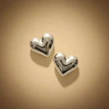 Bon Mélange de 100 (1,70€ la Paire) : Boucles d'oreilles Coeur - Acier Inoxydable Argenté - +ou- 20 modèles différents – Image 4