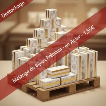 1,55€ 📦 Super Pack Ouverture de Boutique : Mélange de 600 Bijoux Haute Qualité – Acier Inoxydable - +ou- 4200€ à La Revente