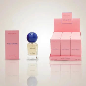 Présentoir  de 12 (2,55€ Pièce) Eau de Parfum Générique Femme Mon Chemin 30ml - Reyes Queens