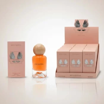 Présentoir  de 12 (2,55€ Pièce) Eau de Parfum Générique Femme Olimpia 30ml - Reyes Queens