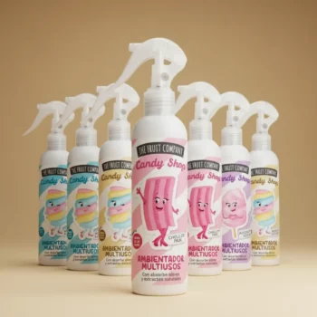 Lot The Fruit Company de 48 (1,60€ unité) : Spray Désodorisant Pour Maison Collection Candy