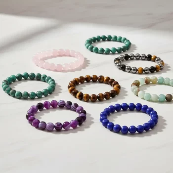 Lot de 50 Bracelets (1,40€ Pièce) : Bracelet Élastique – Qualité Supérieure *** - +ou- 30 Couleurs Différentes