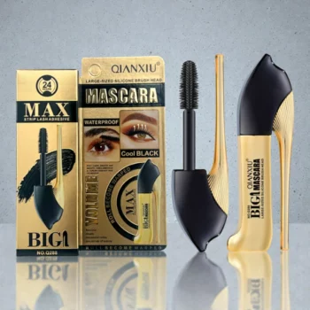 Mascara Waterproof BIG MAXX BLACK Volume et Longueur Extrêmes | Packaging Iconique 🌟