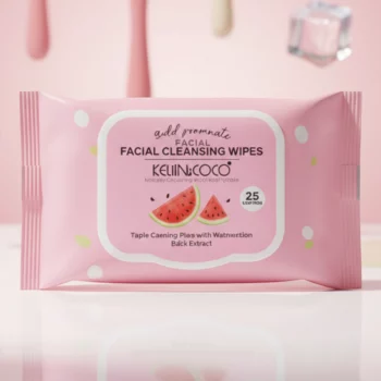 Lot de 12 (1,50€ Pièce) : Lingettes Démaquillantes KEVIN&COCO Pastèque – Rafraîchissement Extrême, Nettoyage Profond ! 🍉🌊 – Image 2