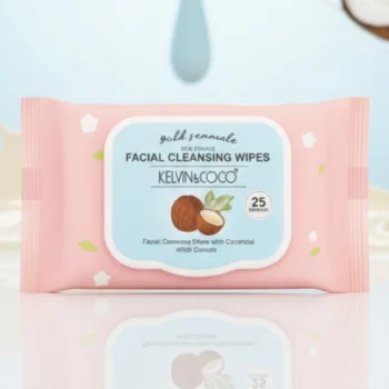 Lot de 12 (1,50€ Pièce) : Lingettes Démaquillantes KEVIN&COCO Coco – Douceur Tropicale, Nettoyage en Profondeur ! 🥥☀️ – Image 2