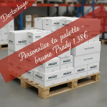 Prady 1,38€ 📦 Palette de Déstockage Personnalisable : Brumes Prady (50 Cartons X12 ) - +ou- 4000€ à la Revente