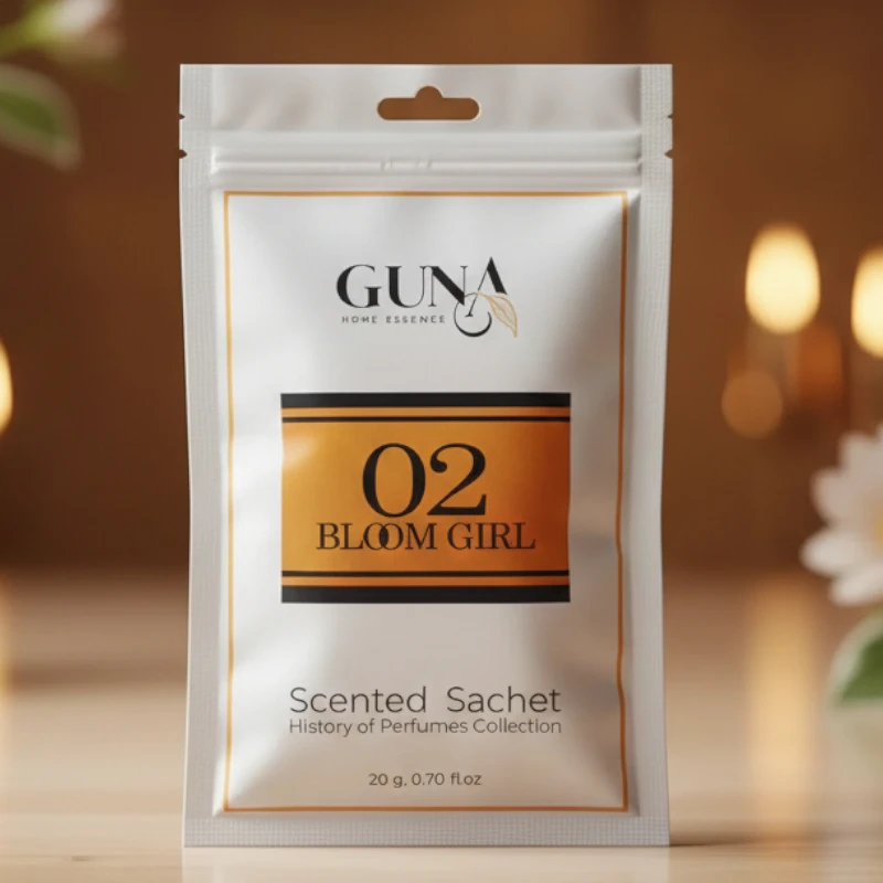 parfum d'armoire guna bloom girl Lot de 4 (soit 0,60€ pièce) : Sachet d'Armoire Parfumé - Bloom Girl - Guna – Image 1
