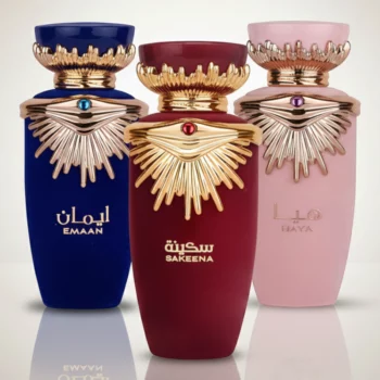 Mélange de 5 ( Soit 17€ Pièce) : Eau de parfum Lattafa - Collection HAYA EMAAN SAKEENA - Produits 100 % Authentiques