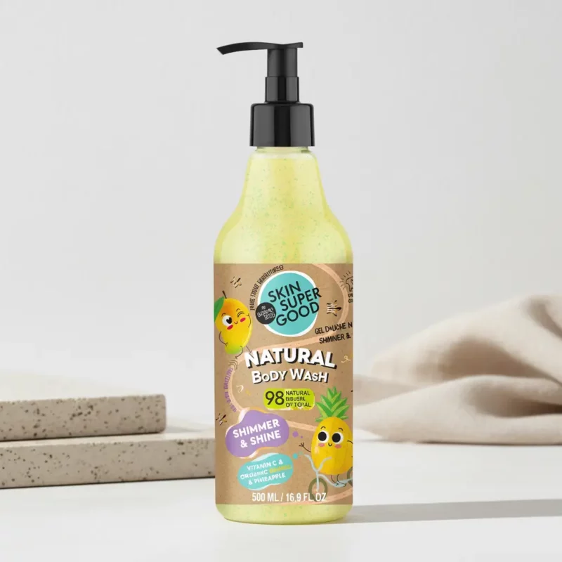 Gel Douche Naturel "Shimmer & Shine" – Skin Super Good (500 ml)