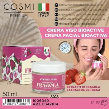 Lot de 6 (2,98€ l'unité) : Crèmes Visage 50ml COSMI Milano – Assortiment Mixte – Image 5