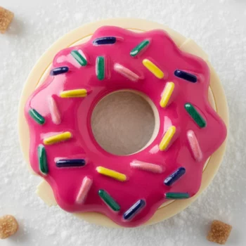 Mélange de 4 (soit 1,50€ l'unité) Baumes à lèvres parfumés donuts - Ddonna – Image 3