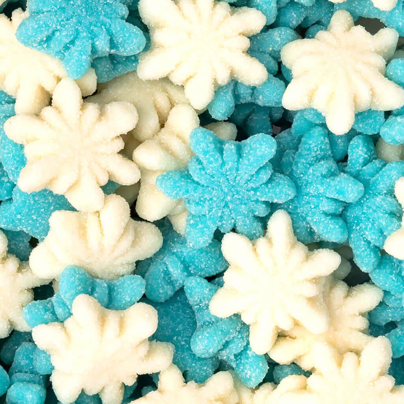 bonbon flocons de neige vidal (4) Bonbons en forme de flocon de neige - (Sac 1kg – 133 bonbons) - Origine Espagne – Image 2