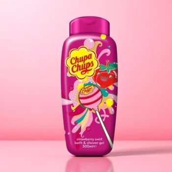 Mélange de 10 (1,90€ Pièce) : Gel de Douche & Bain 300ml "Parfums Assortis"- Chupa Chups – Image 5