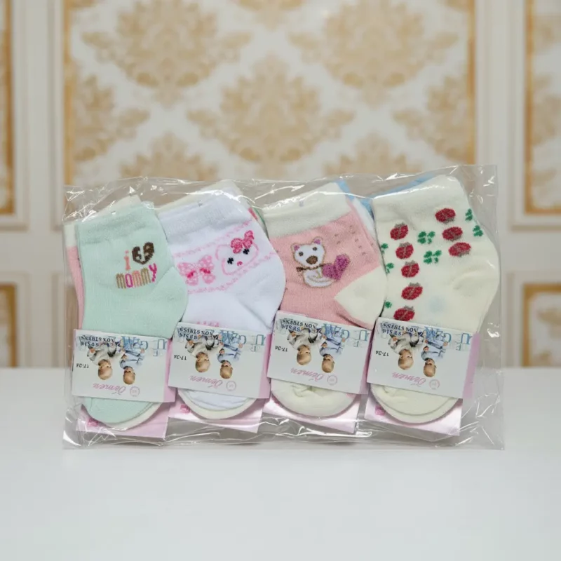 0,25€ La paire 🧸 Méga-Lot de 36 Paires de Chaussettes Bébé – 0 - 24 mois