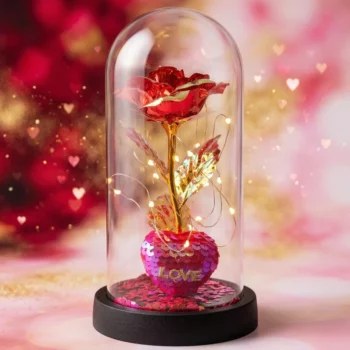 Dôme Lumineux "Éclat d'Amour" – Collection Fête des Mères - 18cm X 9cm