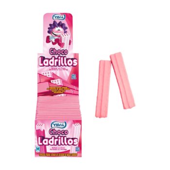 Nuages en forme de brique - Couverture croustillante goût Fraise (Boîte 855g – 75 Bonbons) - Origine Espagne – Image 4
