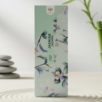 Présentoir de 6 Boîtes de 20 Encens (0,38€ la Boite de 20 ) : Sticks d'encens GARANTI SANS BENZÈNE - "Jasmin" – Image 2