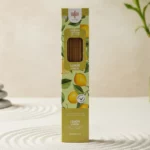 Présentoir de 6 Boîtes de 20 Encens (0,38€ la Boite de 20 ) : Sticks d'encens GARANTI SANS BENZÈNE - "Citron"
