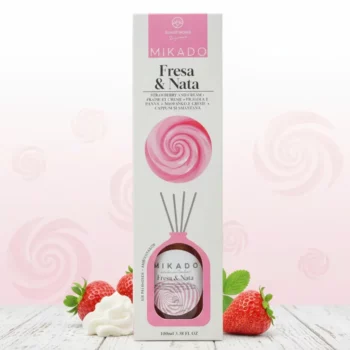 Diffuseur de Parfum Mikado Fraise & Chantilly - SUNSET WORLD (100ml) – Image 2