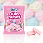 Doux et moelleux nuages bicolore vanille - (Sac 837,5 gr - 125 Pièces) - Origine Espagne