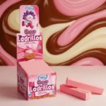 Nuages en forme de brique - Couverture croustillante goût Fraise (Boîte 855g – 75 Bonbons) - Origine Espagne