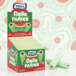 Doux et moelleux nuages avec garniture pastèque (Boîte 855g – 75 Bonbons) - Origine Espagne