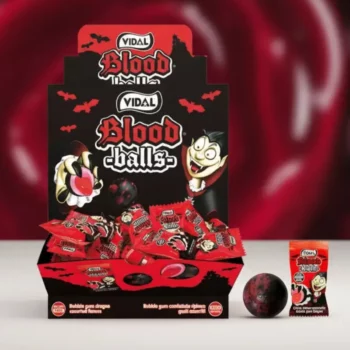 Chewing-gums BLOOD BALLS (Boules de Sang) - Boîtier 200 Pcs - Origine Espagne