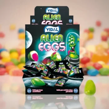 Chewing-gums ALIEN EGGS (Œufs d'Extraterrestre) - Boîtier 200 Pcs - Origine Espagne