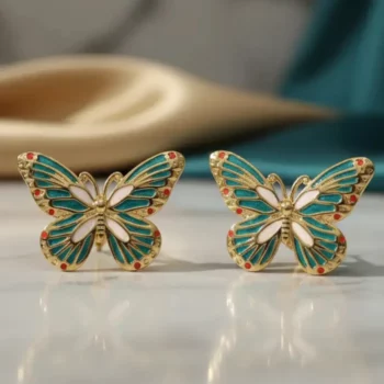 Bon Mélange de 24 (1,70€ la Paire) : Boucles d'Oreilles "Éclat Pastel & Doré" Bon Mélange de 4 à 5 Couleurs Par lot – Image 2