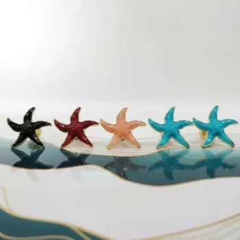 Bon Mélange de 24 (1,70€ la Paire) : Boucles d'Oreilles "Éclat Pastel & Doré" Bon Mélange de 4 à 5 Couleurs Par lot