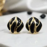 Bon Mélange de 12 (1,90€ la Paire) : Boucles d'Oreilles "Éclat Pastel & Doré" Bon Mélange de 4 à 5 Couleurs Par lot