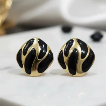 Bon Mélange de 24 (1,70€ la Paire) : Boucles d'Oreilles "Éclat Pastel & Doré" Bon Mélange de 4 à 5 Couleurs Par lot – Image 2