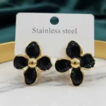 Bon Mélange de 12 (1,90€ la Paire) : Boucles d'Oreilles "Éclat Pastel & Doré" Bon Mélange de 4 à 5 Couleurs Par lot