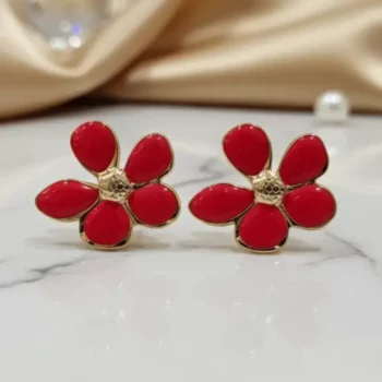 Bon Mélange de 12 (1,90€ la Paire) : Boucles d'Oreilles "Éclat Pastel & Doré" Bon Mélange de 4 à 5 Couleurs Par lot