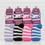 Lot de 12 Paires (0,75€ Pièce) : Paires de Chaussettes Pantoufles Moelleuses – Douceur et Confort Absolu