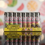 Présentoir de 48 (0,67€ Pièce) : Briquets CLIPPER® Réutilisables – Collection Japanese Food